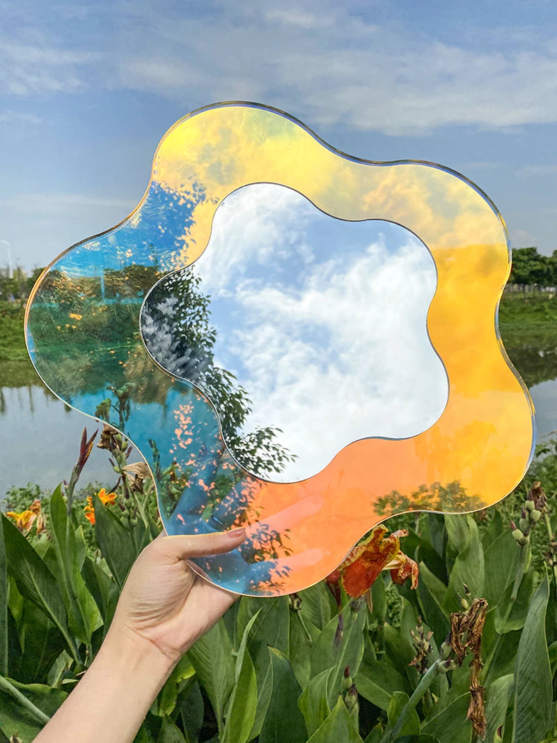 Acrylic Flower Mirror