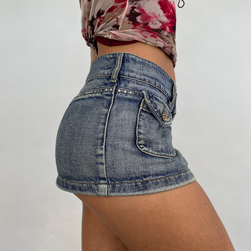 Denim Mini Skirt