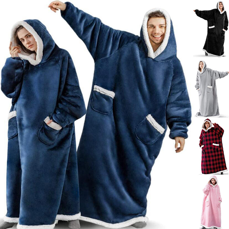 Winter TV Hoodie Blanket