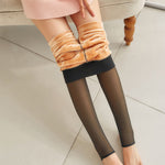 Translucent Fleece Lined Tights